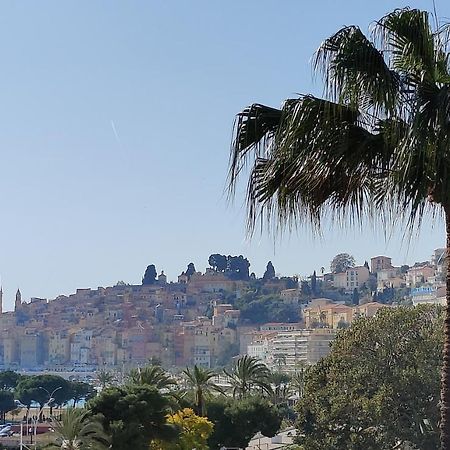 Menton Bord De Mer Studio Calme Avec Balcon, Ascenseur, Climatisation, Ideal Location Quiet Near Sea, Balcony, Elevator, Ac Luaran gambar